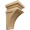 Ekena Millwork 3 1/2"W x 3 3/4"D x 6"H Mini Nevio Wood Corbel, Cherry CORW03X03X06NECH - alternate 1